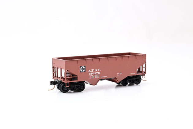 MicroTrains N Gauge 55010 ATSF Twin Bay Hopper Wagon No.180978