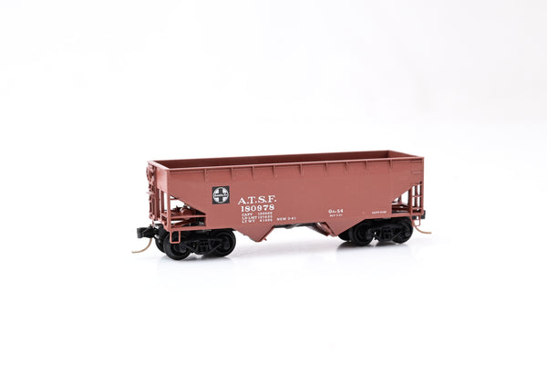 MicroTrains N Gauge 55010 ATSF Twin Bay Hopper Wagon No.180978