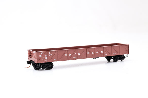 MicroTrains N Gauge 61010 Rock Island 50' Open Gondola No.187507