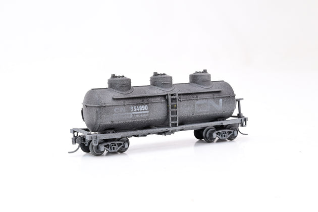 Bev-Bel N Gauge 13001 Canadian National 3 Dome Tank Car No.234890
