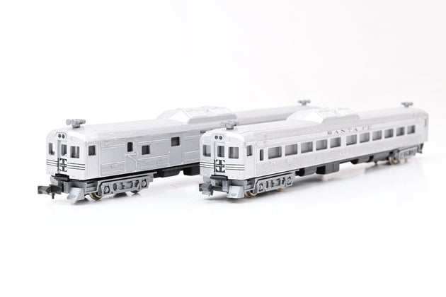 Con-Cor N Gauge RDC-3 Powered & Dummy Santa Fe Railcars - Boxed