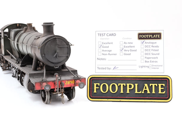 Kit Built 7mm O Gauge Great Western 28xx No.2840 - Tom Foster Weathered, DCC Fitted