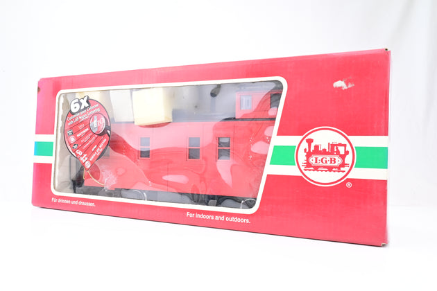 LGB G Gauge 45790 Steel Caboose, Undecorated - Boxed