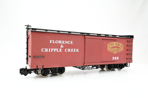 Bachmann G Gauge 93344 Gold Belt Line Box Car No.588 - Boxed
