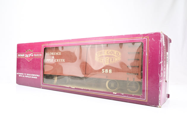 Bachmann G Gauge 93344 Gold Belt Line Box Car No.588 - Boxed