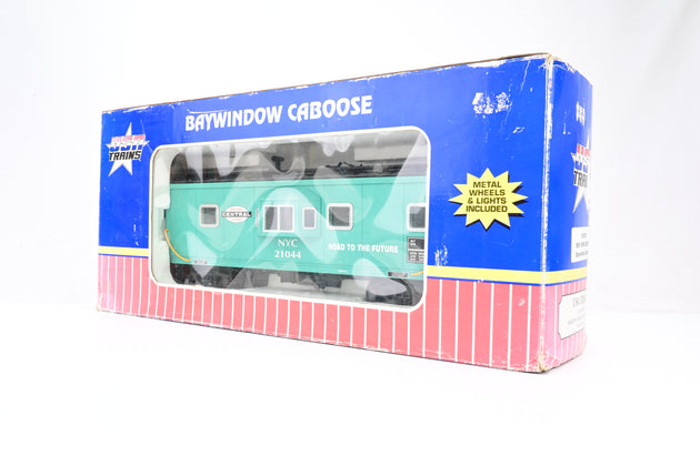 USA Trains G Gauge R15057 New YorkCentral Baywindow Caboose No.21044 - Boxed