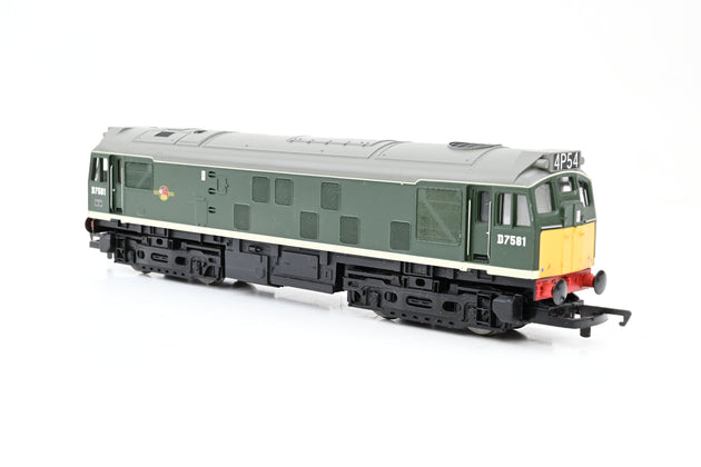 Hornby OO Gauge R2121A Class 25 Diesel BR Green No.D7581