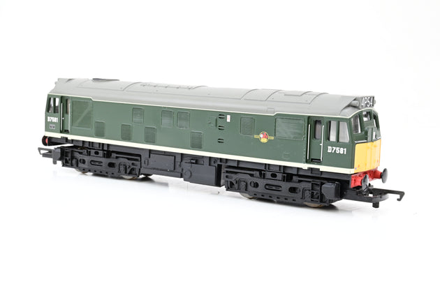 Hornby OO Gauge R2121A Class 25 Diesel BR Green No.D7581