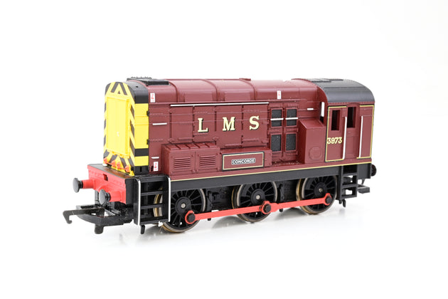 Hornby  OO Gauge R2334 Class 08 Shunter LMS Maroon No.3973 - Boxed
