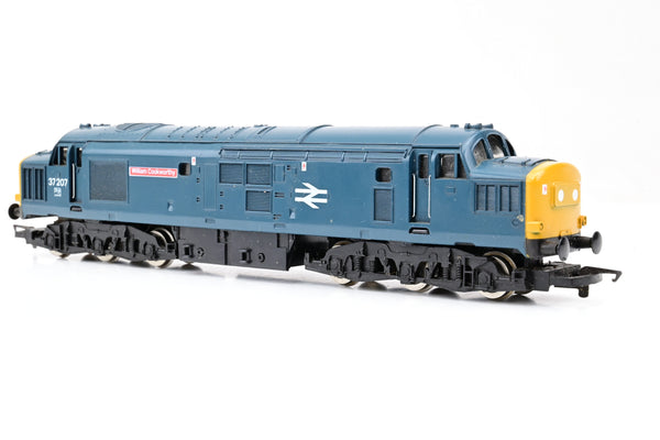 Hornby OO Gauge R402 BR Class 37 Diesel 'William Cokworthy' Blue Livery No.37207 - Boxed