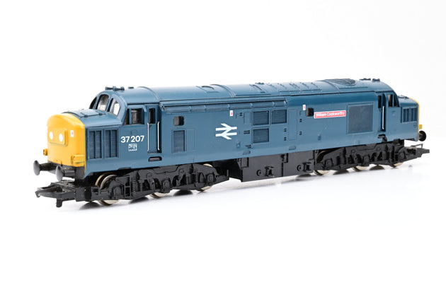 Hornby OO Gauge R402 BR Class 37 Diesel 'William Cokworthy' Blue Livery No.37207 - Boxed