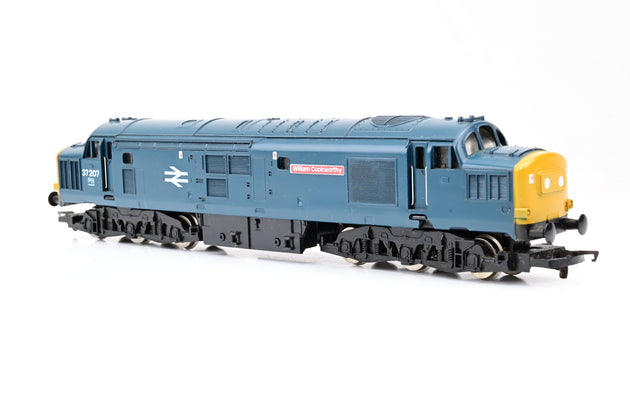 Hornby OO Gauge R402 BR Class 37 Diesel 'William Cokworthy' Blue Livery No.37207 - Boxed