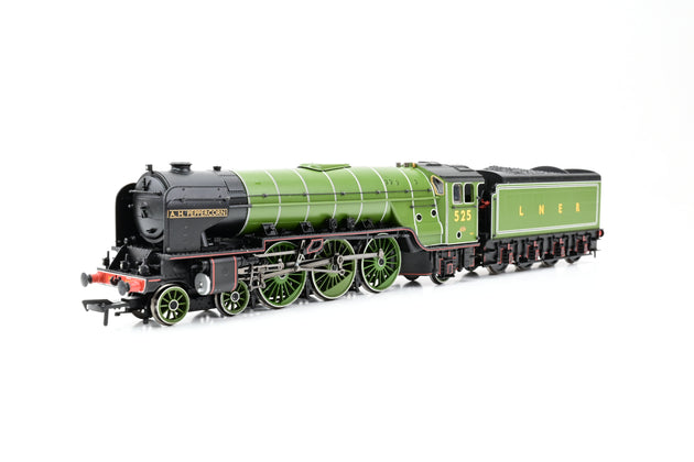 Bachmann OO Gauge 31-525 LNER Apple Green Class A2 No.525 'A.H. Peppercorn' - Boxed