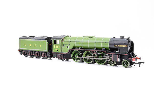 Bachmann OO Gauge 31-525 LNER Apple Green Class A2 No.525 'A.H. Peppercorn' - Boxed