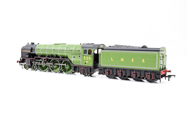 Bachmann OO Gauge 31-525 LNER Apple Green Class A2 No.525 'A.H. Peppercorn' - Boxed