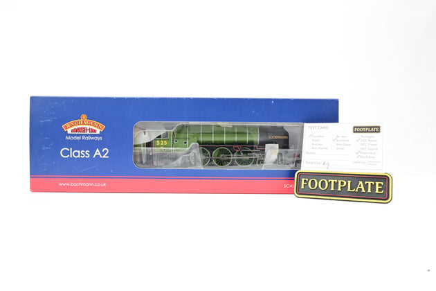 Bachmann OO Gauge 31-525 LNER Apple Green Class A2 No.525 'A.H. Peppercorn' - Boxed
