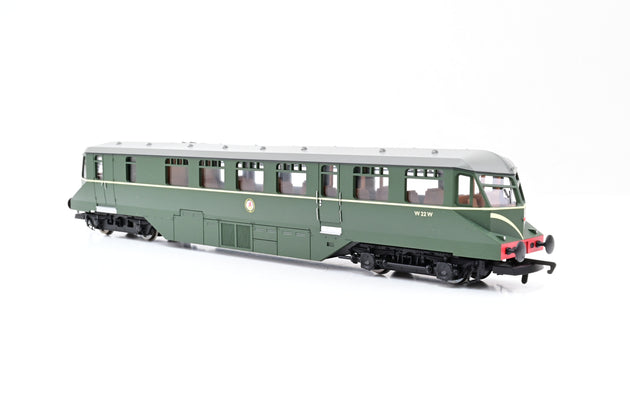 Hornby OO Gauge R2653 BR Green ex-GWR AEC Diesel Railcar No.W22W - Boxed