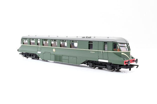 Hornby OO Gauge R2653 BR Green ex-GWR AEC Diesel Railcar No.W22W - Boxed