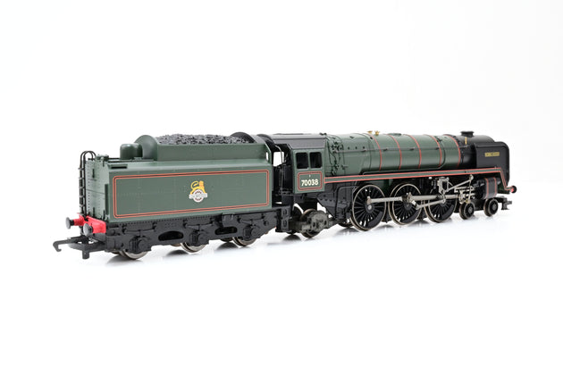 Hornby OO Gauge R2142 BR Green Britannia Class No.70038 'Robin Hood' - Boxed