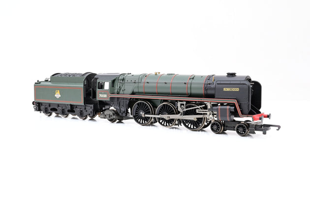 Hornby OO Gauge R2142 BR Green Britannia Class No.70038 'Robin Hood' - Boxed