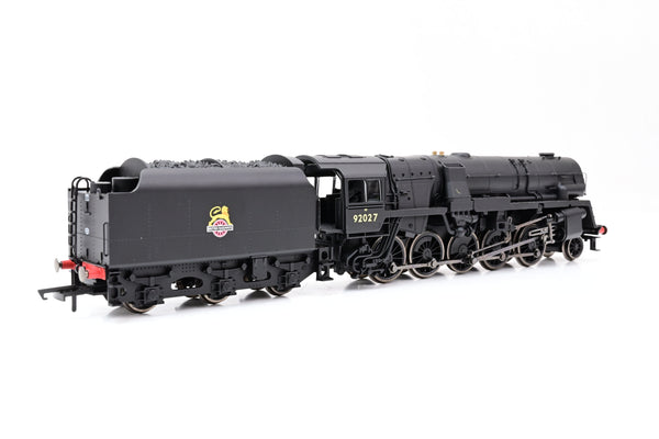 Hornby OO Gauge R3273 BR Black Early Emblem Class 9F w/ Crosti Boiler No.92027 - Boxed