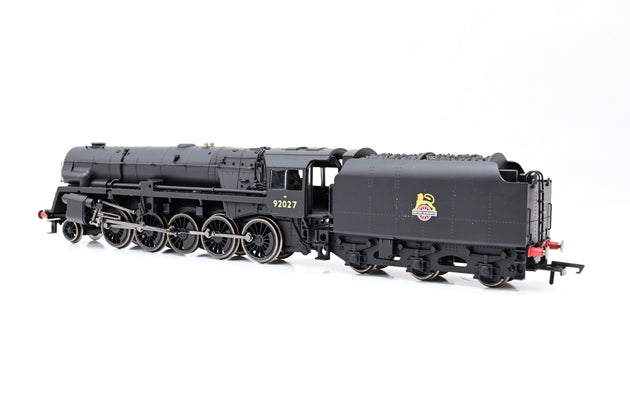 Hornby OO Gauge R3273 BR Black Early Emblem Class 9F w/ Crosti Boiler No.92027 - Boxed