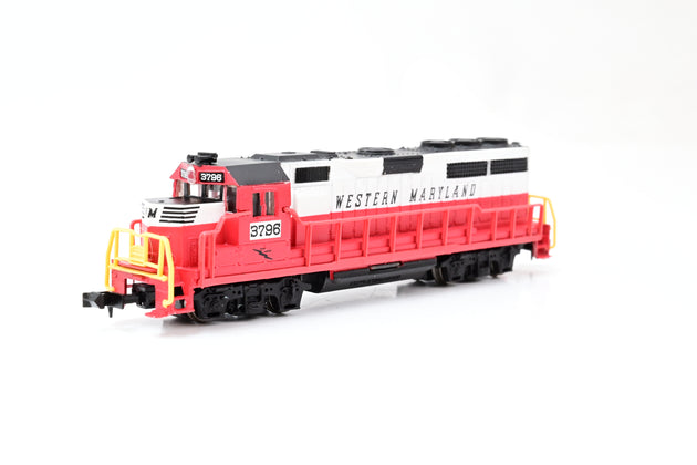 Bachmann N Gauge 63587 Western Maryland GP40 No.3796 - Boxed