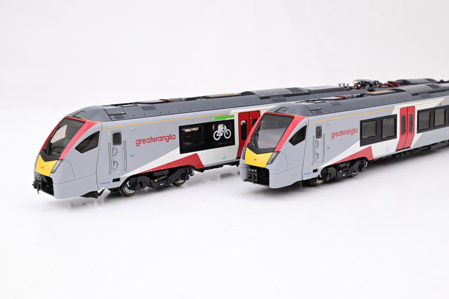 Hornby OO Gauge R3963A Greater Anglian Class 755/3 'Flirt' 3 Car Train Pack Era 11 No.755 332 - Boxed