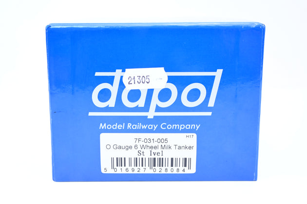 Dapol O Gauge 7F-031-005 6 Wheel Milk Tanker ST IVEL No.44009 - Boxed