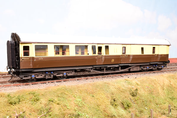 Kit Built O Gauge GWR Chocolate & Cream Centenary Brake Third Coach No.4576