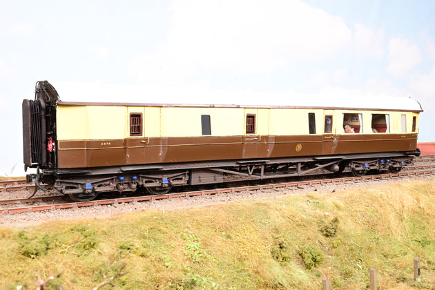 Kit Built O Gauge GWR Chocolate & Cream Centenary Brake Third Coach No.4576