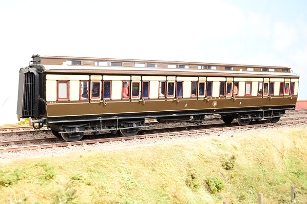 Kit Built O Gauge GWR Chocolate & Cream Clerestory Corridor First Coach No.8319