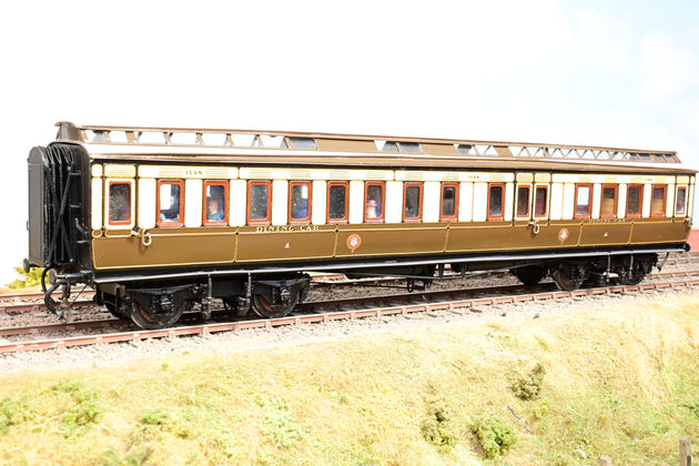 Kit Built O Gauge GWR Chocolate & Cream Clerestory Dining Car No.1580