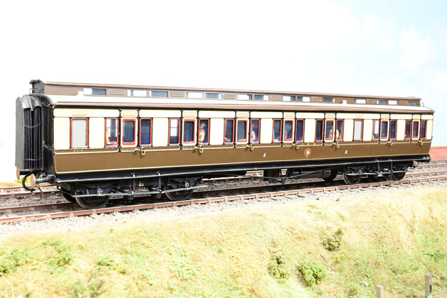 Kit Built O Gauge GWR Chocolate & Cream Clerestory Corridor First Coach No.8314