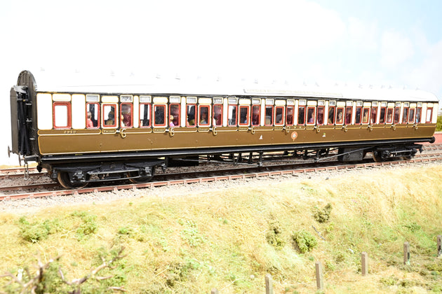 Kit Built O Gauge GWR Chocolate & Cream Third Class Toplight Coach No.2950