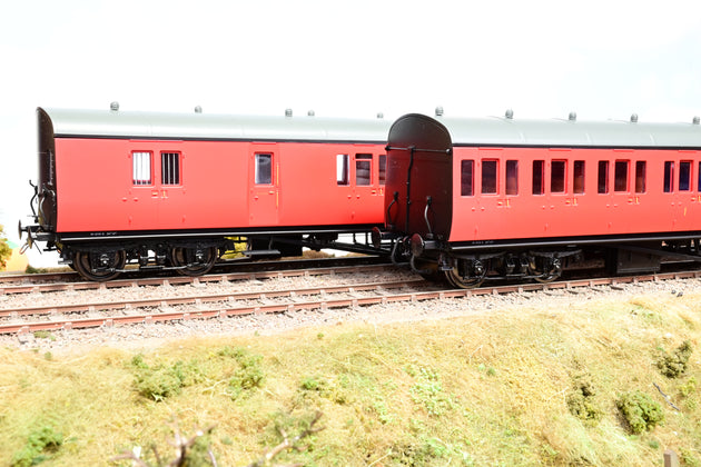 Lionheart O Gauge LHT-623 BR Crimson Suburban B Set Coach Pack Birmingham Division No.52 - Boxed