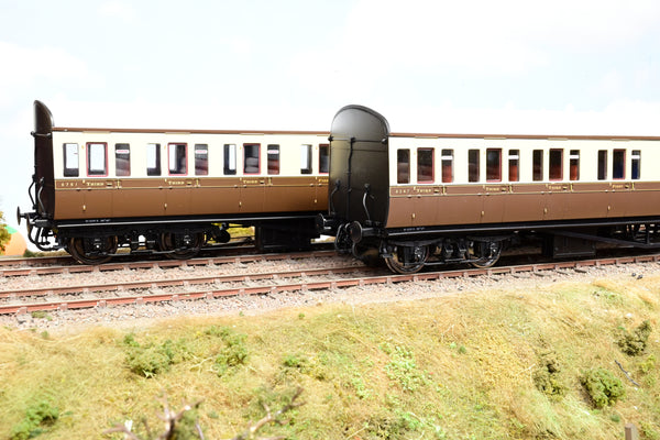 Lionheart O Gauge LHT-621 GWR Chocolate & Cream Suburban B Set Coach Pack London Division No.34 - Boxed