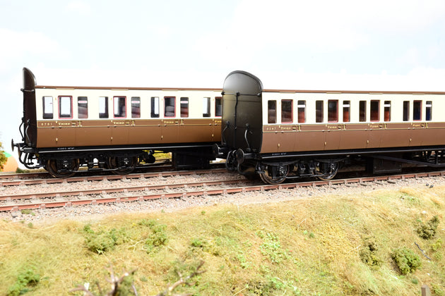 Lionheart O Gauge LHT-621 GWR Chocolate & Cream Suburban B Set Coach Pack London Division No.34 - Boxed