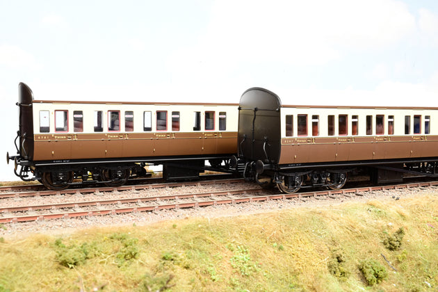 Lionheart O Gauge LHT-621 GWR Chocolate & Cream Suburban B Set Coach Pack London Division No.34 - Boxed