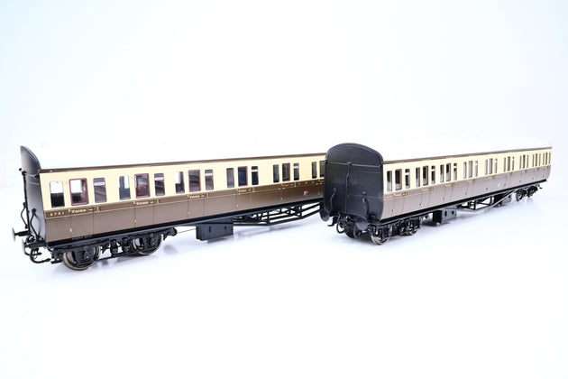 Lionheart O Gauge LHT-621 GWR Chocolate & Cream Suburban B Set Coach Pack London Division No.34 - Boxed