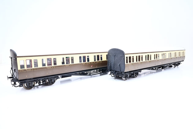 Lionheart O Gauge LHT-621 GWR Chocolate & Cream Suburban B Set Coach Pack London Division No.34 - Boxed