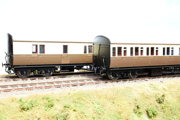 Lionheart O Gauge LHT-625 GWR Chocolate & Cream  Suburban B Set Coach Pack London Twin Cities No.30 - Boxed