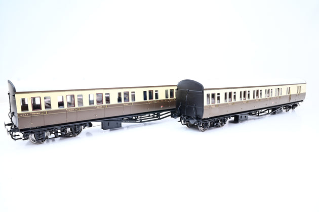 Lionheart O Gauge LHT-625 GWR Chocolate & Cream  Suburban B Set Coach Pack London Twin Cities No.30 - Boxed