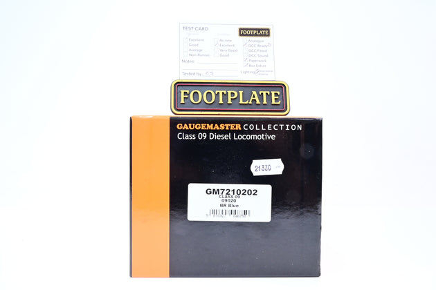Dapol / Gaugemaster O Gauge GM7210202 BR Blue Class 09 Diesel Shunter No.09020 - Boxed