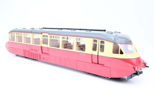 Dapol O Gauge 7D-011-005 BR Carmine & Cream Streamlined Railcar No.W8W - Boxed
