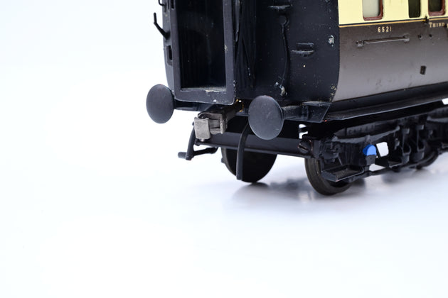 Kit Built O Gauge Rake of 3 GWR Chocolate & Cream Collett Corridor Coaches