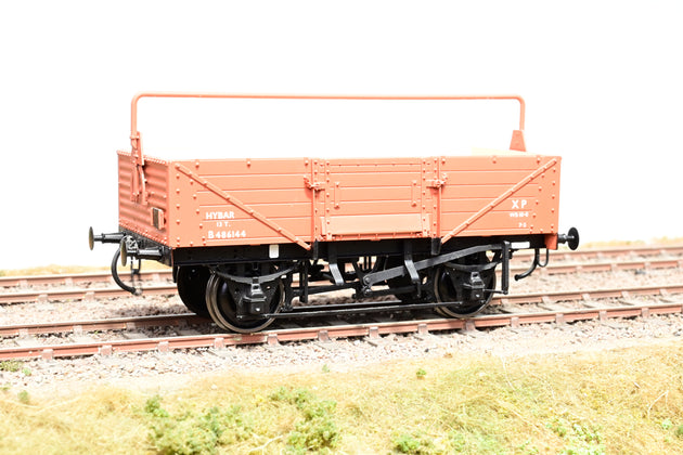 Dapol O Gauge 7F-053-002 5 Plank Corrugated End BR Bauxite No.B486144 - Boxed