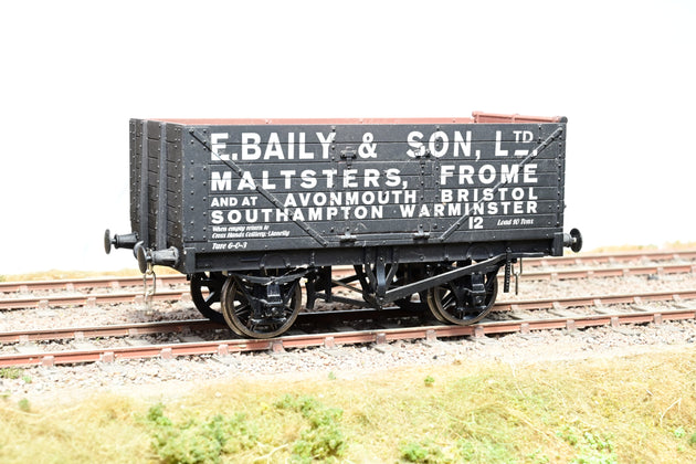 Dapol O Gauge Wessex Wagons Ltd Ed E Baily & Sons 7 Plank Wagon No.12 - Boxed