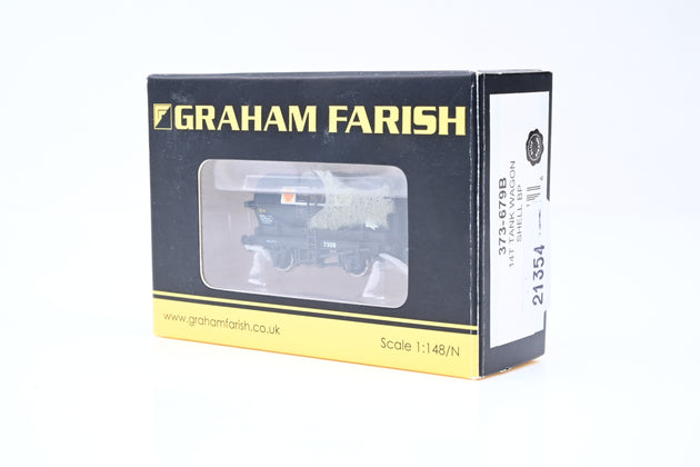 Graham Farish N Gauge 373-679B Shell BP 14T Tank Wagon No.7308 - Boxed