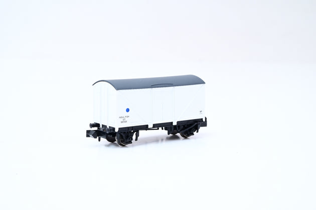 Dapol N Gauge NB-051E BR White Blue Spot Insulfish Fish Van No.E87221 - Boxed